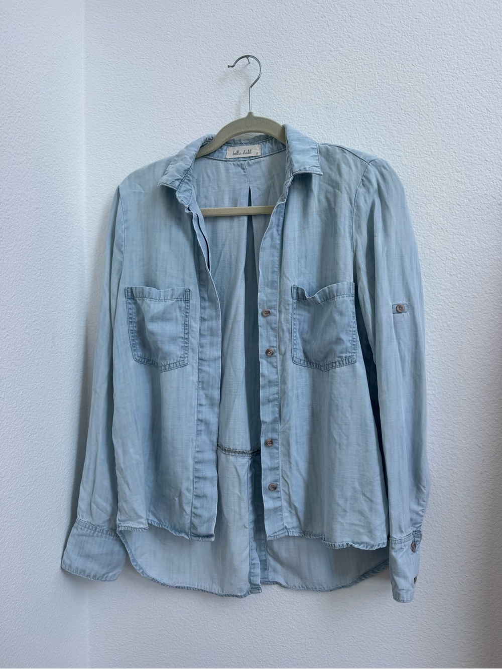 Bella Dahl Blue Button Up Shirt